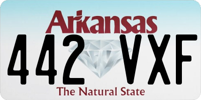 AR license plate 442VXF