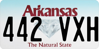 AR license plate 442VXH
