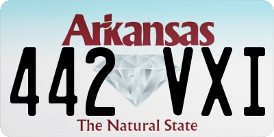 AR license plate 442VXI