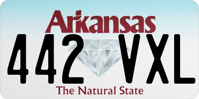 AR license plate 442VXL