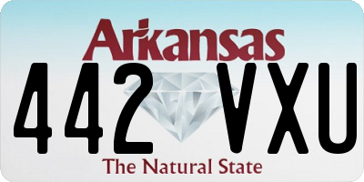 AR license plate 442VXU