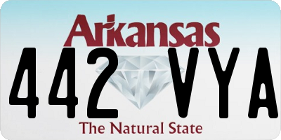 AR license plate 442VYA