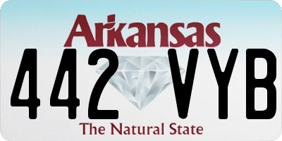 AR license plate 442VYB