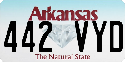 AR license plate 442VYD