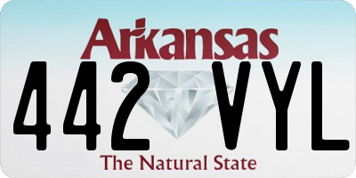 AR license plate 442VYL