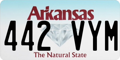 AR license plate 442VYM