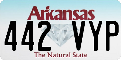 AR license plate 442VYP
