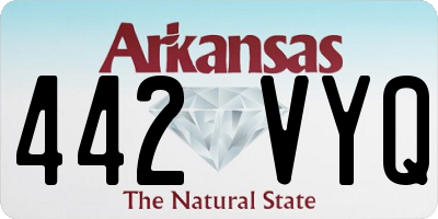 AR license plate 442VYQ
