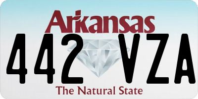 AR license plate 442VZA