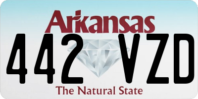 AR license plate 442VZD
