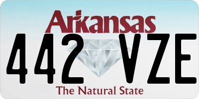 AR license plate 442VZE