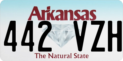 AR license plate 442VZH