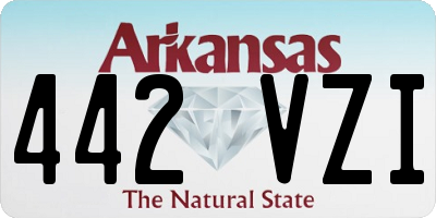 AR license plate 442VZI
