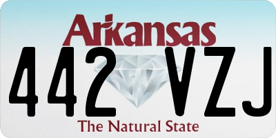 AR license plate 442VZJ