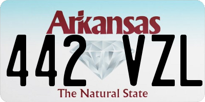 AR license plate 442VZL