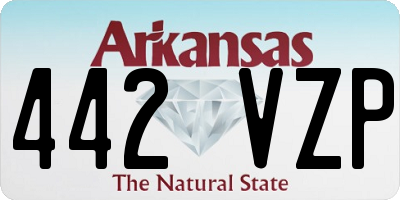 AR license plate 442VZP