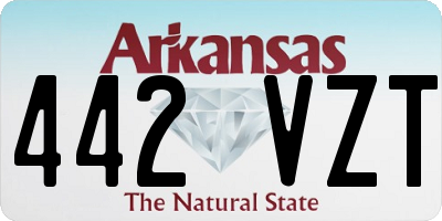 AR license plate 442VZT