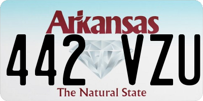 AR license plate 442VZU
