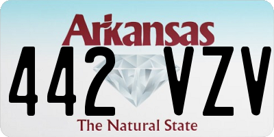 AR license plate 442VZV