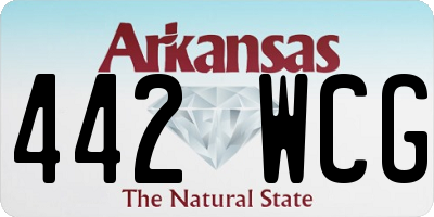 AR license plate 442WCG