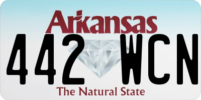 AR license plate 442WCN