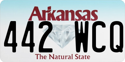 AR license plate 442WCQ