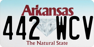 AR license plate 442WCV