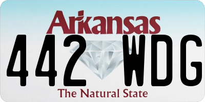 AR license plate 442WDG