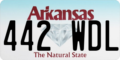 AR license plate 442WDL