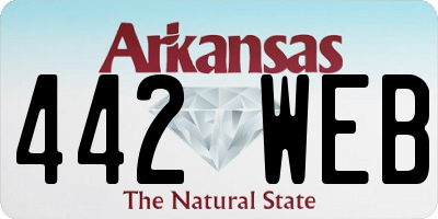 AR license plate 442WEB