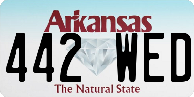 AR license plate 442WED