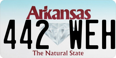 AR license plate 442WEH