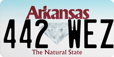 AR license plate 442WEZ