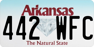 AR license plate 442WFC