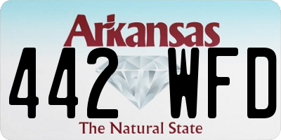 AR license plate 442WFD