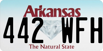 AR license plate 442WFH