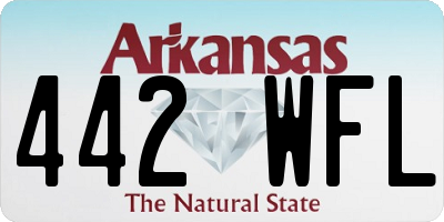 AR license plate 442WFL
