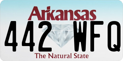 AR license plate 442WFQ