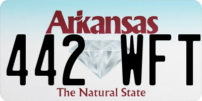 AR license plate 442WFT