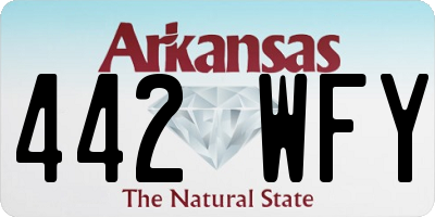 AR license plate 442WFY