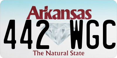 AR license plate 442WGC