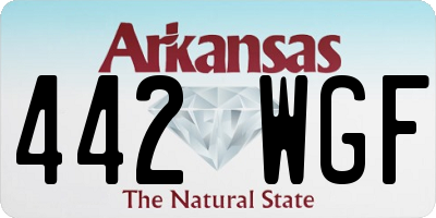 AR license plate 442WGF