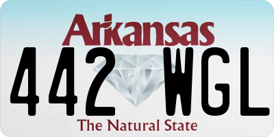 AR license plate 442WGL
