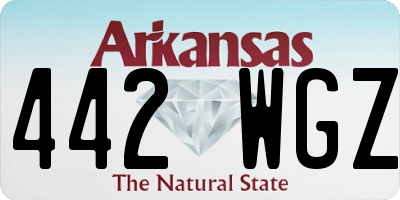 AR license plate 442WGZ