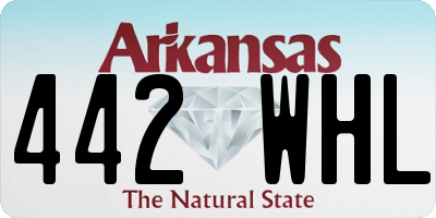 AR license plate 442WHL