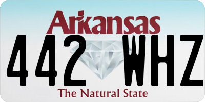 AR license plate 442WHZ