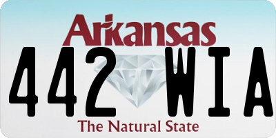 AR license plate 442WIA