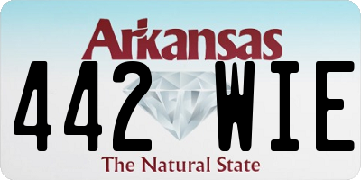 AR license plate 442WIE