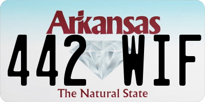 AR license plate 442WIF