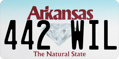 AR license plate 442WIL